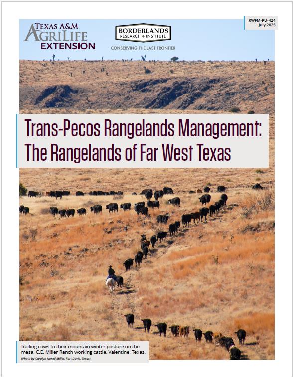 Trans-Pecos Rangelands Management: The Rangelands of Far West Texas