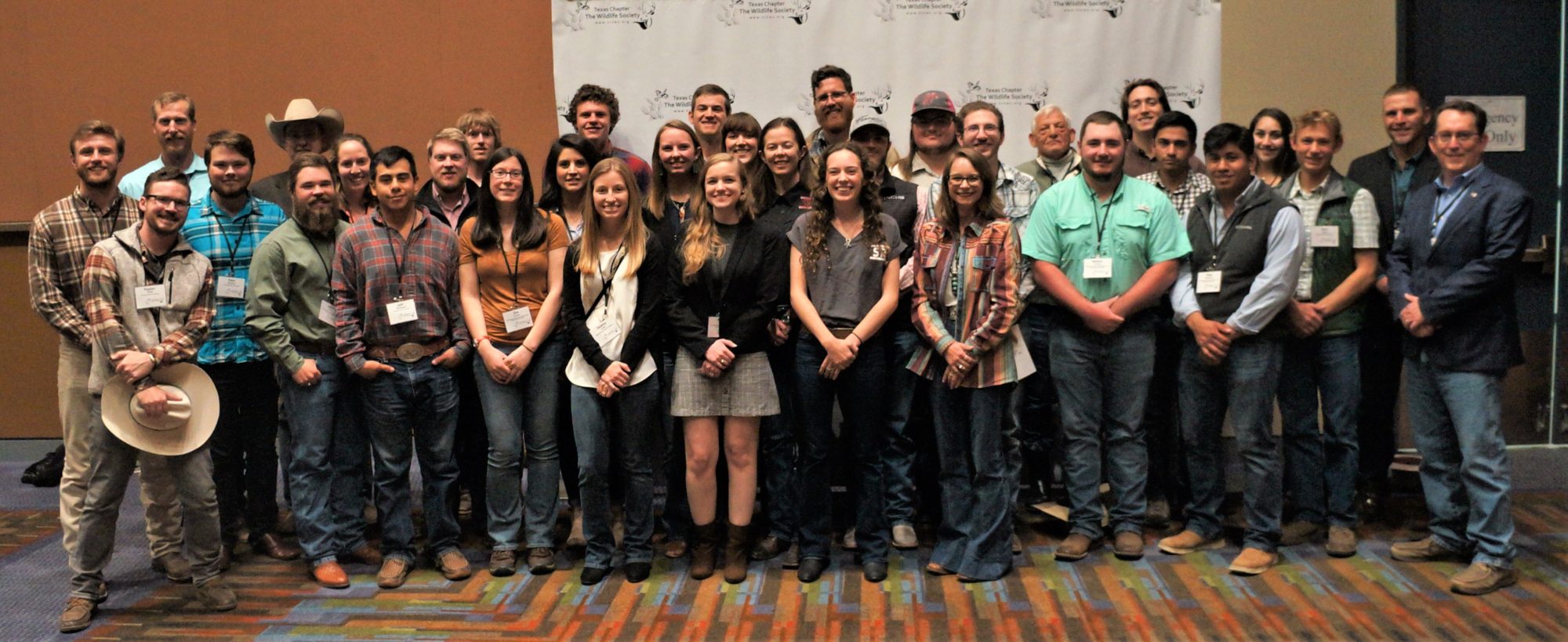 Borderlands Research Institute Staff and Students Shine at Recent Statewide Wildlife Meeting