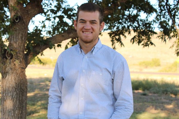 Daniel Wilcox, the first recipient of the Franklin and Virginia Law Scholarship