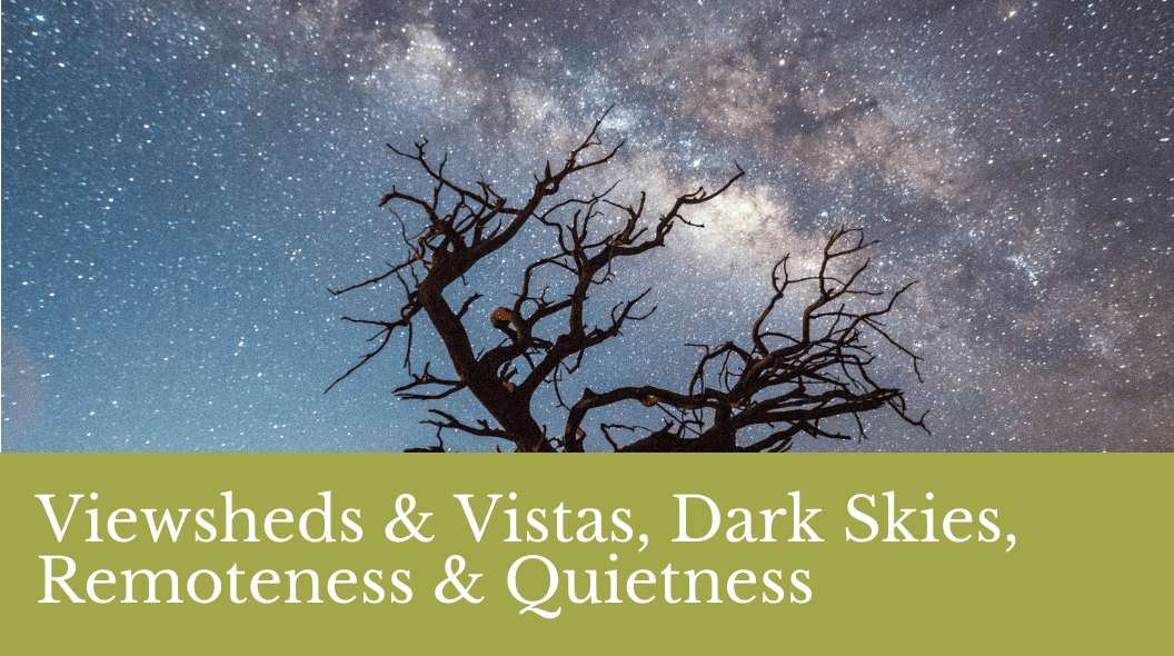Getting Away From It All in the Big Bend- Viewsheds, Dark Skies, and Remoteness