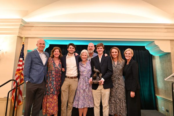 Roxie and family after the award ceremony.