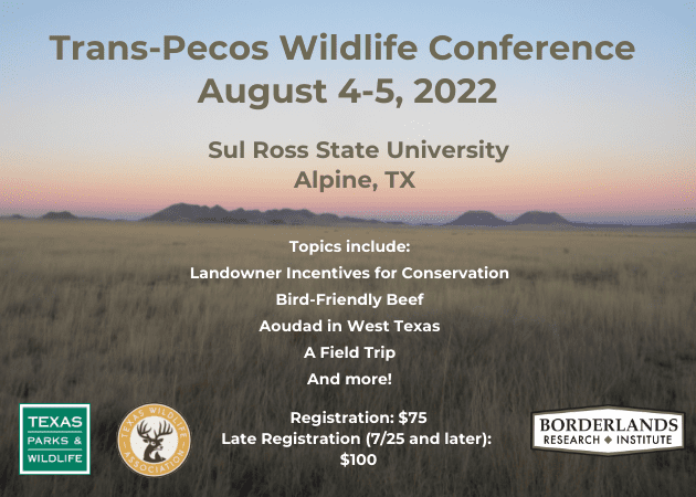 Trans-Pecos Wildlife Conference Returns in 2022
