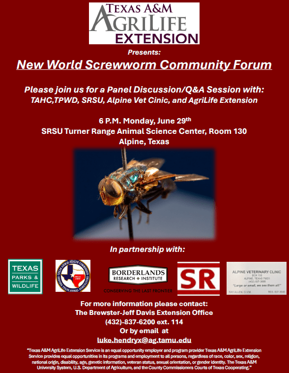 New World Screwworm Community Forum